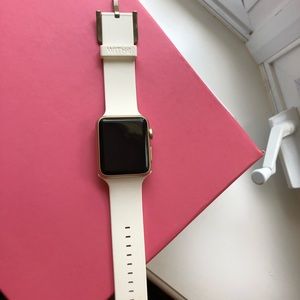 White Apple watch Band. 38 mm